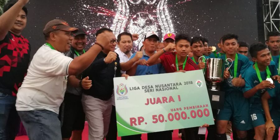 Wakil Sulsel Raih Juara Liga Liga Desa Nusantara 2018