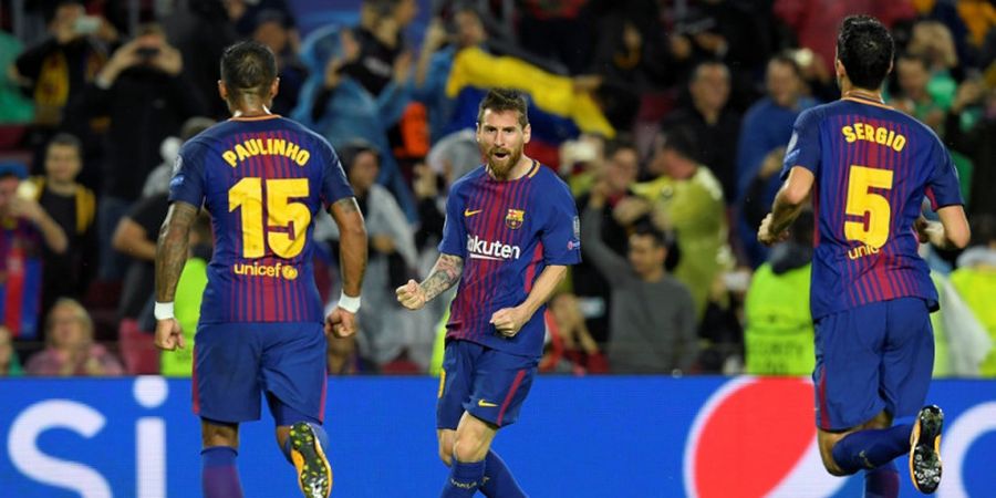 Gerard Pique Diusir, Lionel Messi Selamatkan Barcelona di Liga Champions dengan Gol Tendangan Bebas!
