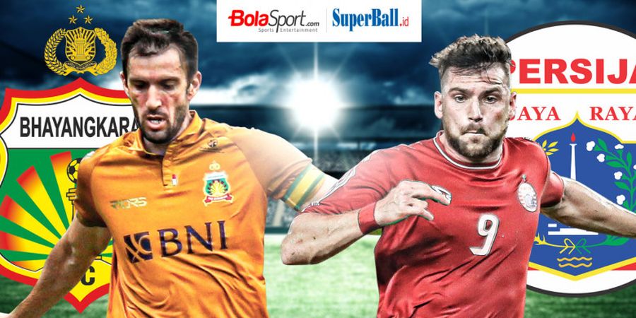 Pertahanan Sama Kuat, Bhayangkara FC dan Persija Akhiri Babak Pertama dengan Skor Kacamata