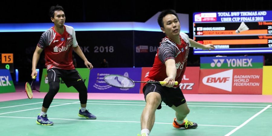 Singapore Open 2018 - Ahsan/Hendra Menangi Perang Saudara dan Melaju ke Final