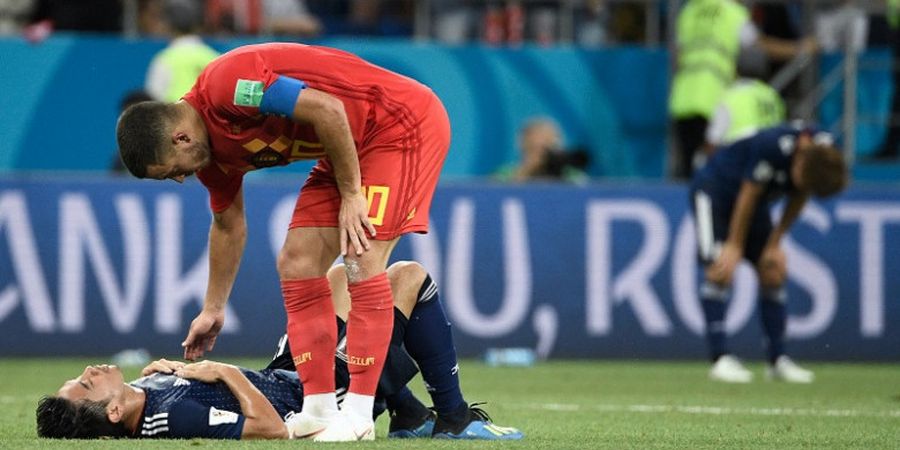 Jelang Semifinal Piala Dunia 2018, Eden Hazard Suguhkan Penampilan Anyar