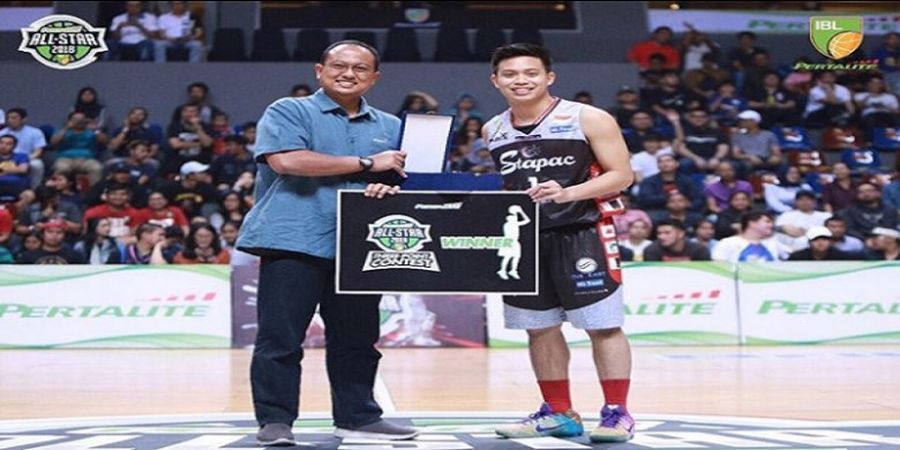 Andakara Prastawa Jadi Raja Three Point pada IBL Pertalite All-Star 2018