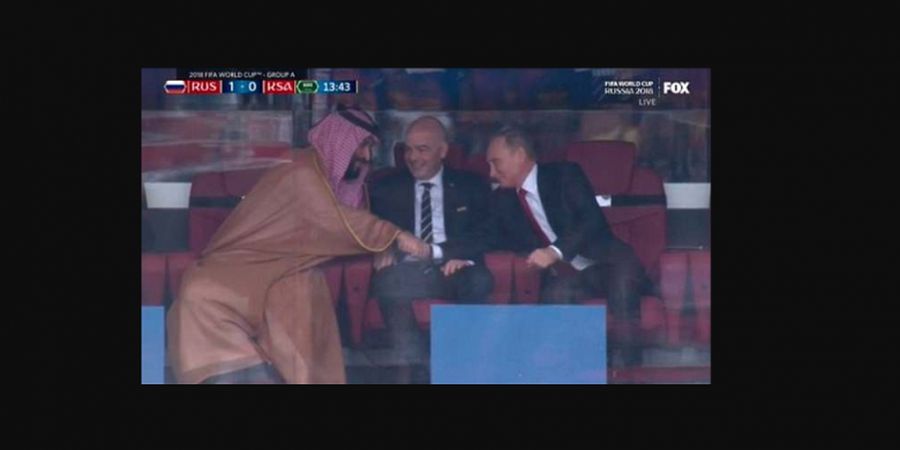 Terkuak! Ternyata Ini Makna Gestur Tangan Vladimir Putin pada Laga Pembuka Piala Dunia 2018