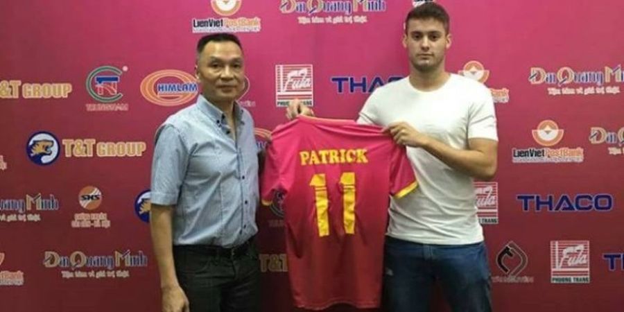 Batal ke Persib, Patrick Cruz Langsung Cetak Gol di Liga Vietnam