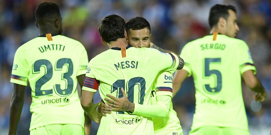 Philippe Coutinho Samai Rekor Gol dari Luar Kotak Penalti Lionel Messi