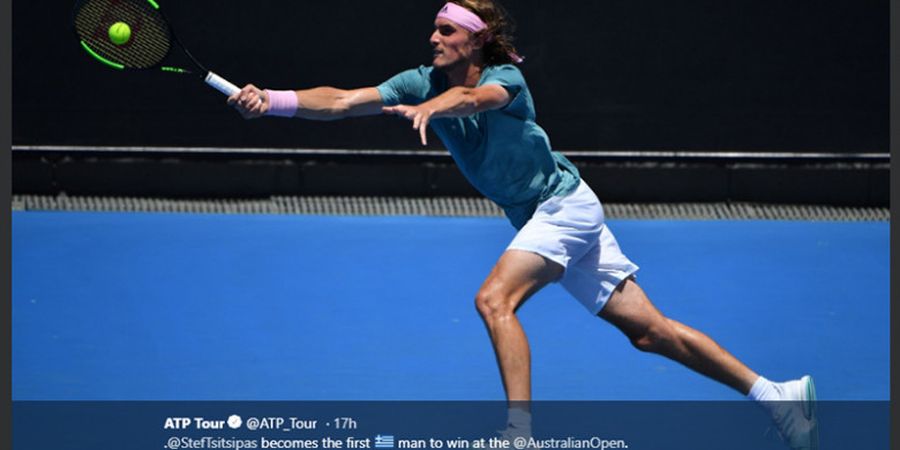 Australian Open 2018 - Petenis Yunani Ini Catat Sejarah pada Babak Pertama