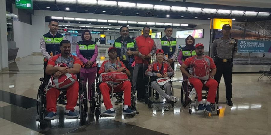 Jelang Asian Para Games 2018 - Bahrain Jadi Kontingen Negara Pertama yang Tiba di Jakarta