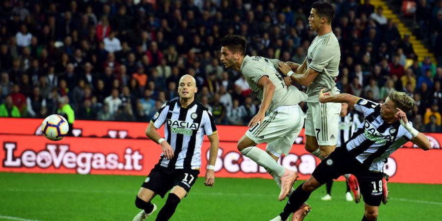 Babak I - Cristiano Ronaldo Kembali Cetak Gol, Juventus Unggul di Markas Udinese