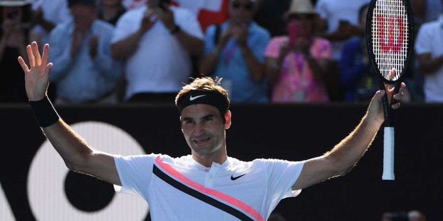 Sempat Ragu, Roger Federer Berhasil Raih Kemenangan di Babak Kedua Rotterdam Open 2018