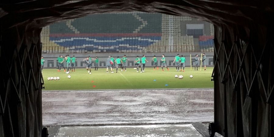 Timnas U-23 Indonesia Gelar Latihan Tertutup Jelang Lawan Timnas U-23 Suriah