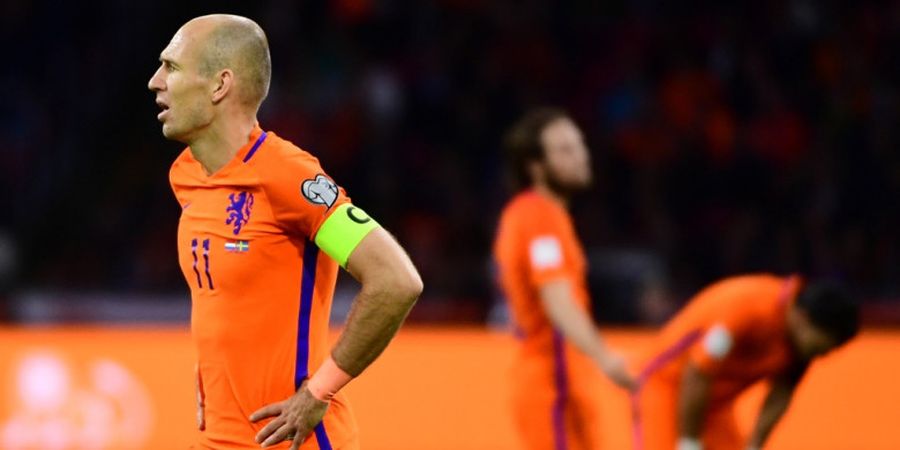 Gagal Lolos Piala Dunia 2018, Arjen Robben dan Timnas Belanda Kena Kutukan Karma Meksiko?