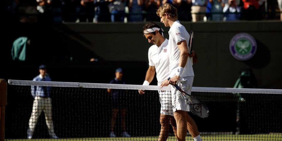 Wimbledon 2018 - Jalani Duel 4 Jam, Roger Federer Tumbang dari Unggulan 8 Turnamen