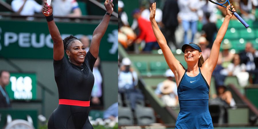 Serena Williams Jumpai Maria Sharapova pada Babak Kesatu US Open 2019
