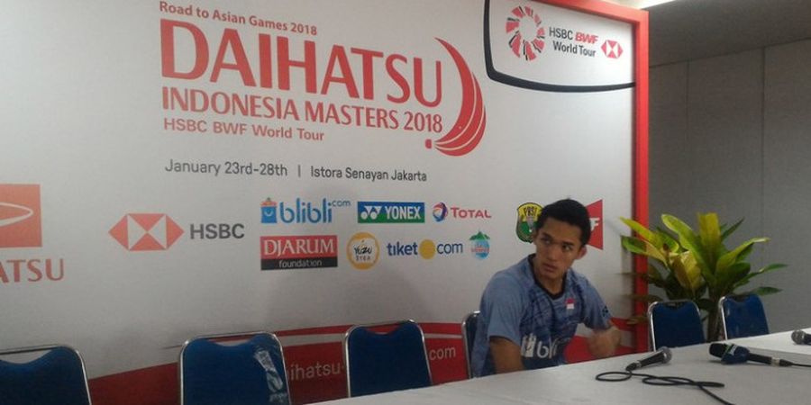 Indonesia Master 2018 - Jonatan Sebut Kondisi Angin di Istora "Baru" Selalu Berubah