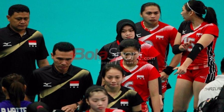 SEA Games 2017 - Timnas Voli Putri Indonesia Awali Langkah dengan Kekalahan dari Thailand