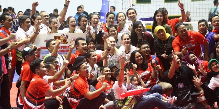 Tim Putri Jakarta Pertamina Energi Juarai Putaran Pertama Proliga 2018