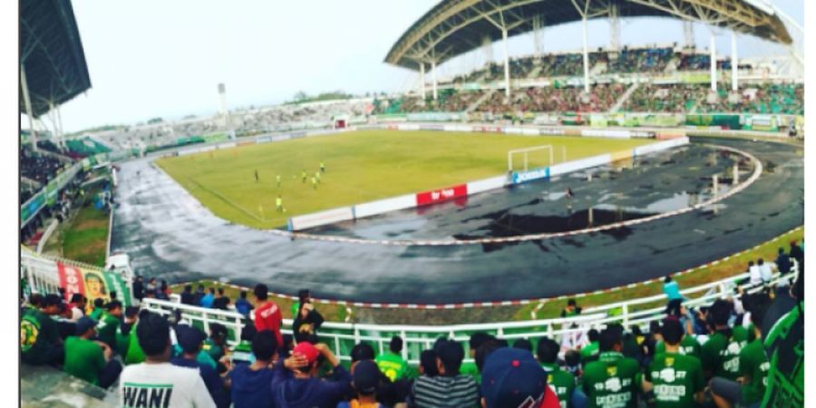 Persigo Semeru Vs Persebaya Surabaya, Ribuan Bonek Hijaukan Tribun Jember Sport Garden