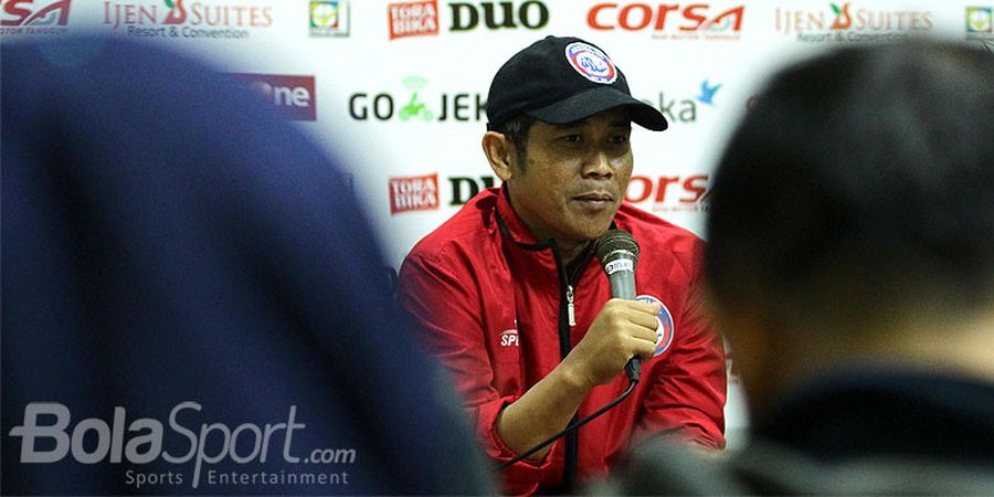 Pelatih Arema FC Puji Para Pemainnya Usai Mampu Tumbangkan Mitra Kukar