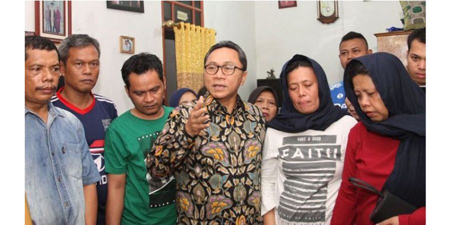 Ketua MPR RI, Zulkifli Hasan: Ricko Andrean Pahlawan Suporter Indonesia