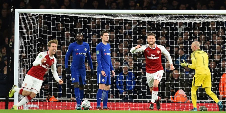 Link Live Streaming Arsenal Vs Chelsea - Skor 1-1 Menutup Babak Pertama