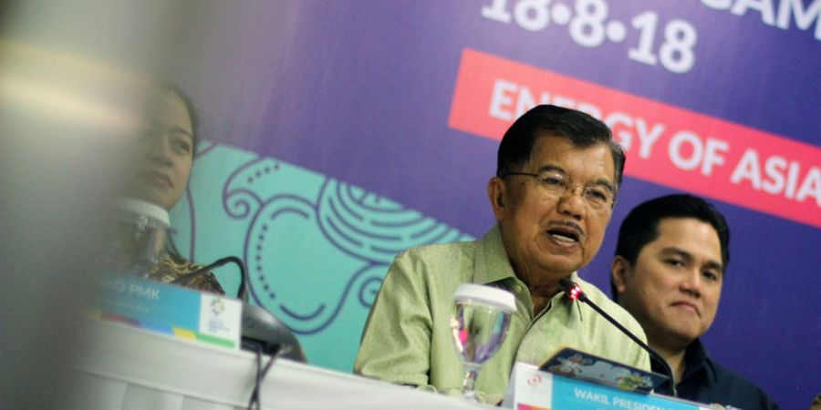 Jusuf Kalla: Semua Angkat Jempol untuk Asian Games 2018