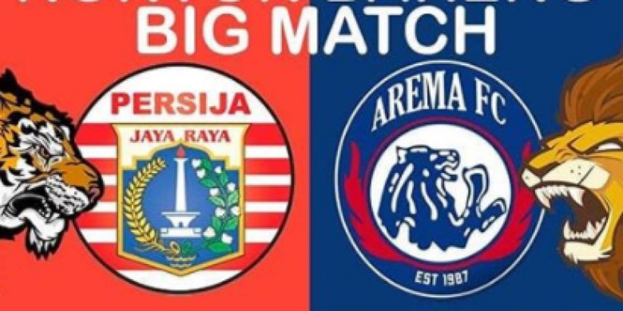 Link Live Streaming Persija Vs Arema FC pada Pekan Ke-12 Liga 1 2019