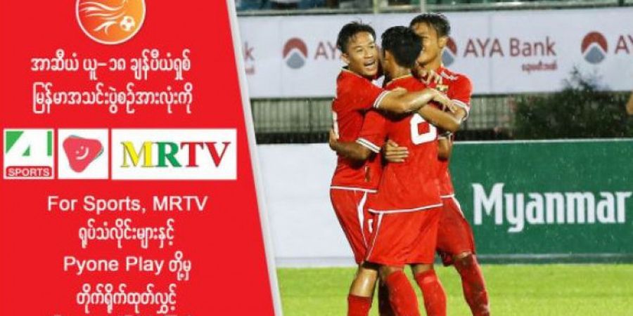 Indonesia Vs Myanmar - Jelang Lawan Timnas U-19, Skuat Myanmar Lakukan Hal Ini di Sebuah Pagoda