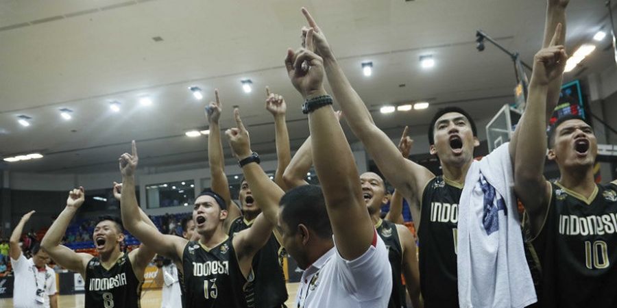 Berita Foto: Tim Bola Basket Putra Indonesia ke Final SEA Games 2017 Setelah Kalahkan Thailand