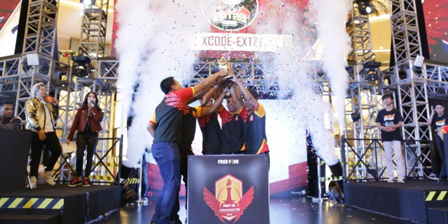 Tim XCODE EXTZY Juara Free Fire Jakarta Invitationals 2018