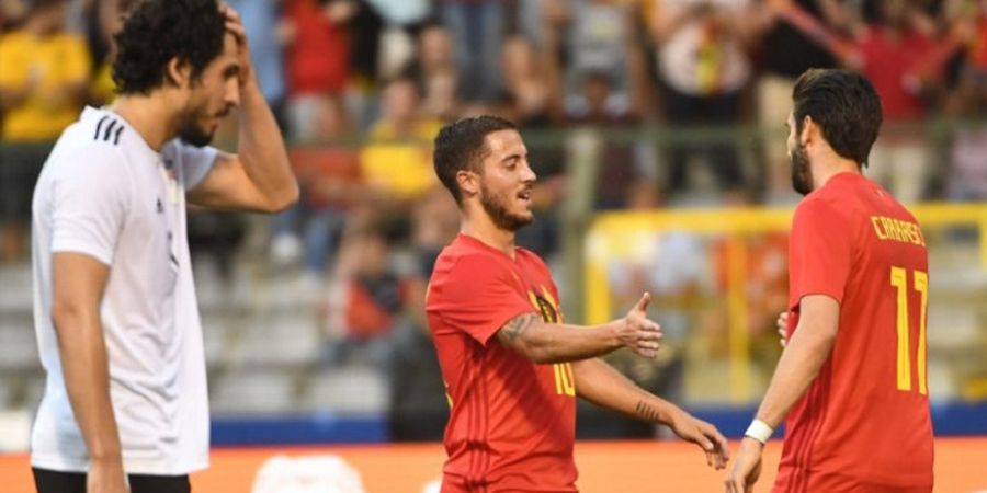 Hasil Akhir Belgia Vs Mesir - Lukaku, Hazard, dan Fellaini Menangkan The Red Devils