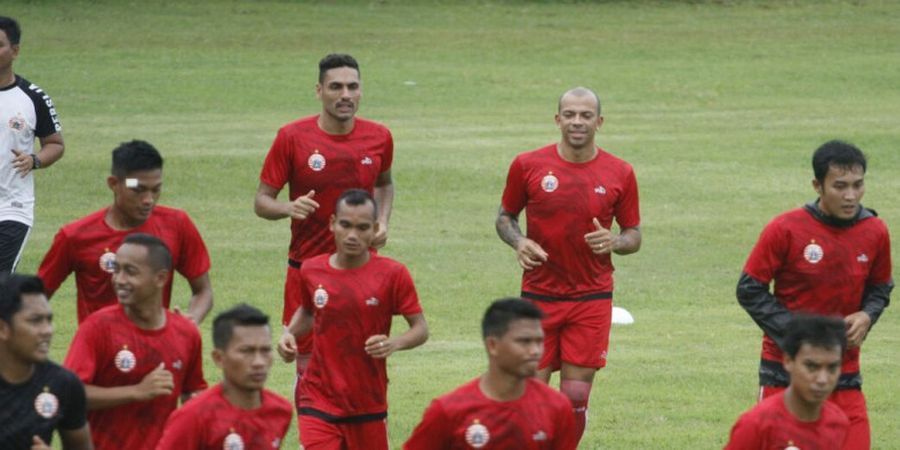 Teco Gembira 2 Penyerang Persija Sudah Kembali Gabung Latihan Tim