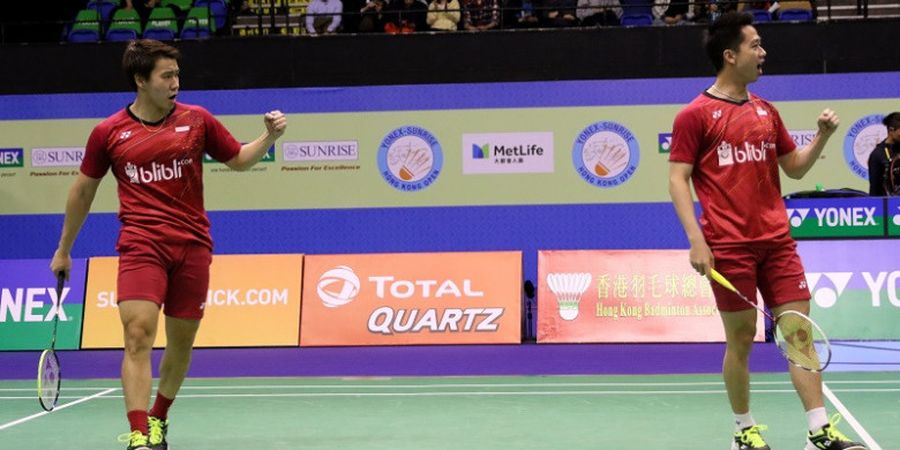 Marcus/Kevin Tak Terbendung di Hong Kong Open 2017