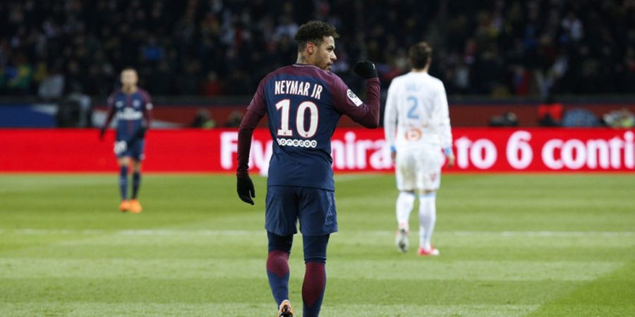 Paris Saint-Germain Vs Olympique Marseille - Neymar Bikin Pemain Lawan Cetak Gol Bunuh Diri