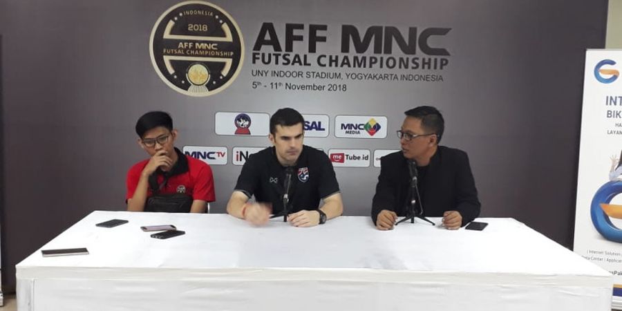 Piala AFF Futsal 2018 - Pelatih Timnas Futsal Thailand Sanjung Performa Timnas Futsal Indonesia
