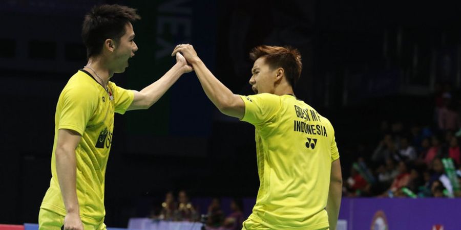 Marcus/Kevin dan Pertemuannya dengan Pemuncak Daftar Peringkat BWF World Tour Finals 2018