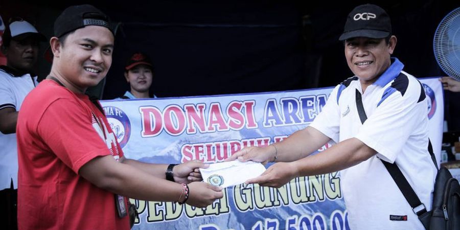 Aksi Solidaritas Aremania untuk Gunung Agung Sudah Disampaikan Bali United