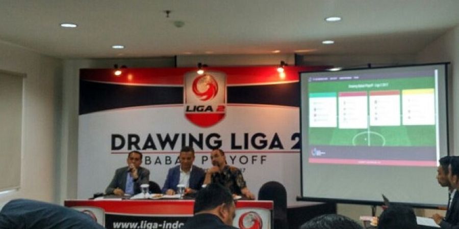 PT LIB Gelar Pengundian Babak Play Off Liga 2