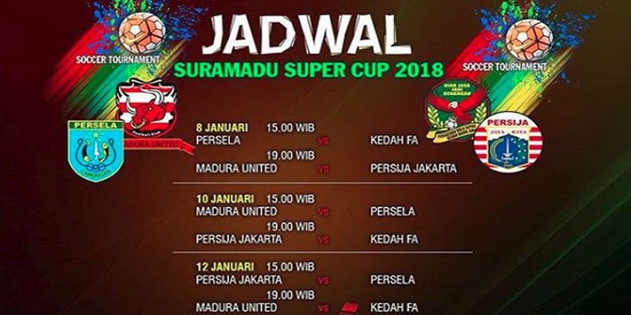 Live Streaming Madura United Vs Persija Jakarta di Suramadu Super Cup 2018
