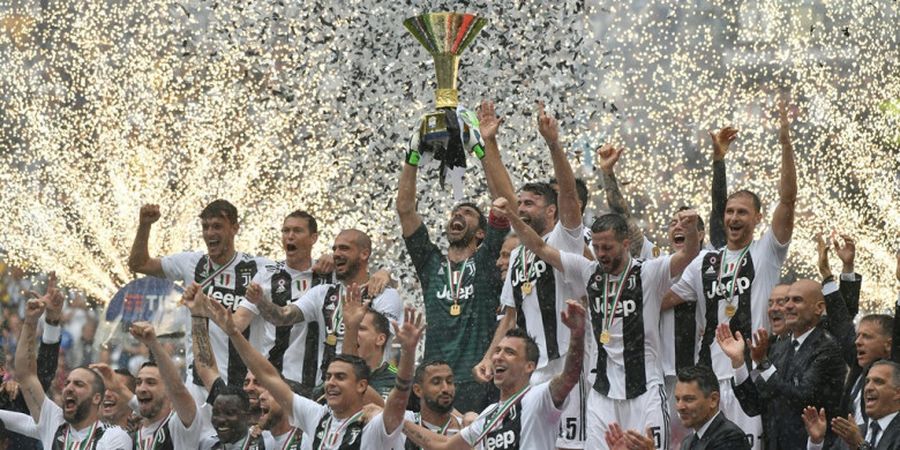 Hasil Liga Italia - Juventus Menang di Laga Terakhir Gianluigi Buffon