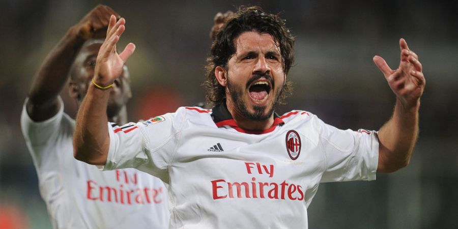VIDEO - Ganasnya Gennaro Gattuso Usai AC Milan Kehilangan Poin di Menit-menit Akhir