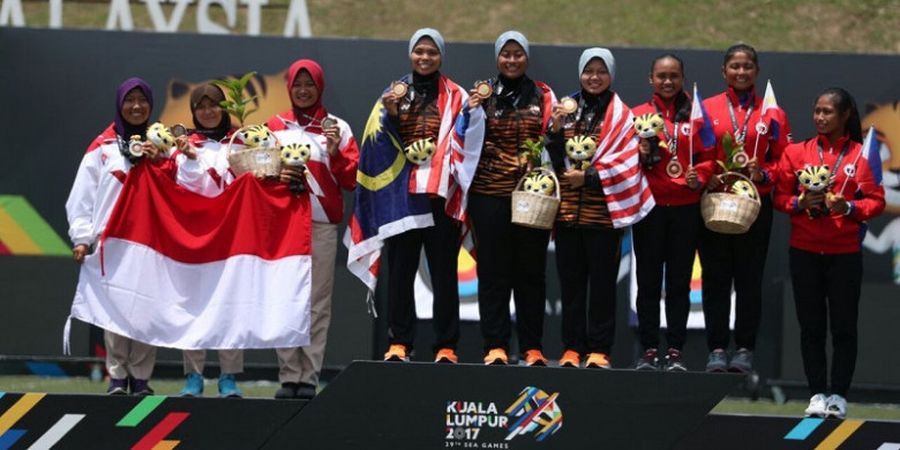 Panahan Indonesia Dikalahkan Malaysia pada Final Beregu Recurve Putri SEA Games 2017