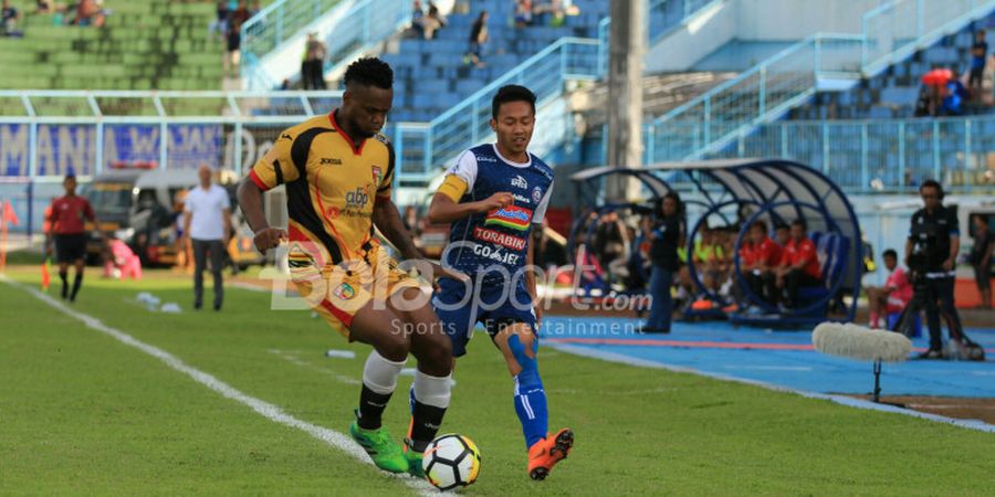 Statistik Laga Arema FC Vs Mitra Kukar, Naga Mekes Mengejutkan