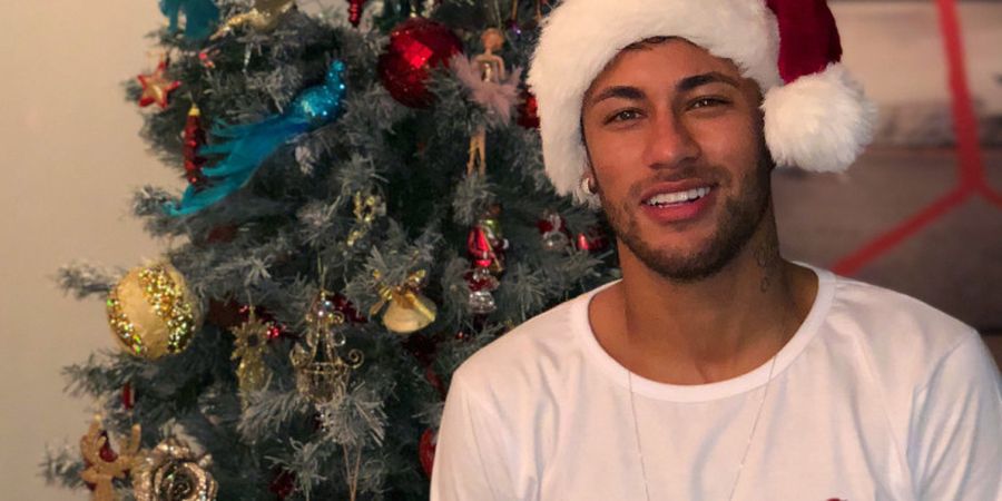 Begini Gaya Nyentrik Neymar saat Berolahraga pada Libur Akhir Tahun
