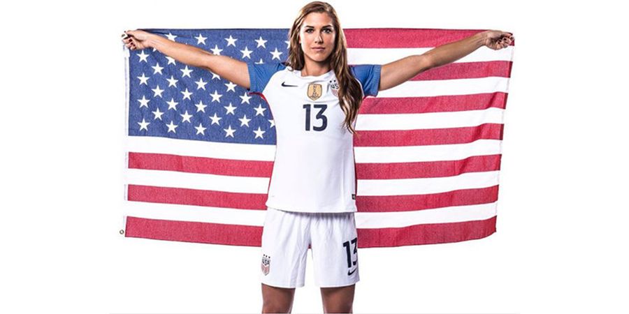 GALERI FOTO - 9 Foto Si Cantik Alex Morgan, Pemain Timnas Sepak Bola Putri Amerika Serikat