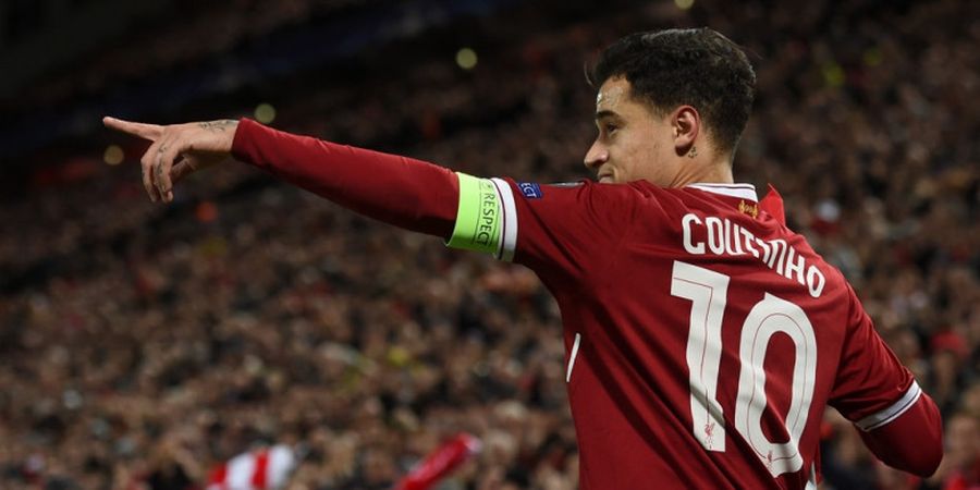 Hasil Liverpool Vs Spartak Moskva - Hat-trick Philippe Coutinho  Buat Si Merah Jadi Juara Grup