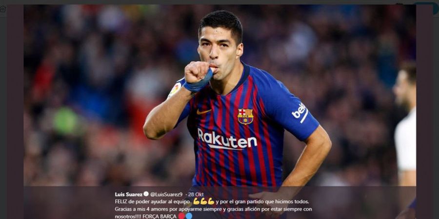 Barcelona Ditahan Imbang, Luis Suarez Akui Timnya Kurang Komunikasi
