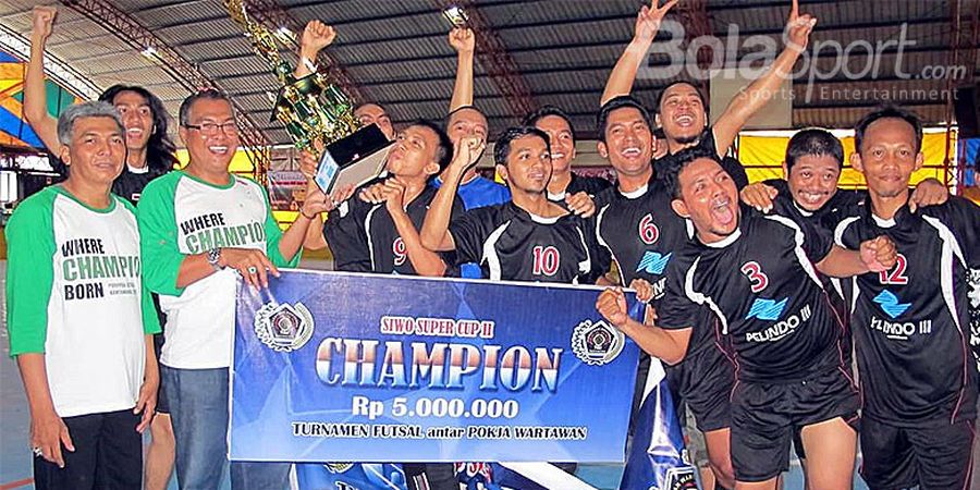 15 Tim Ikuti Turnamen Futsal Tahunan Antar-Pokja Wartawan Jawa Timur 2017