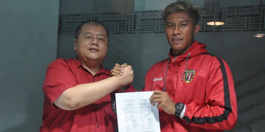 Bek Bali United Ini Ingin Balas Kritik Fan dengan Kemenangan di Markas Mitra Kukar