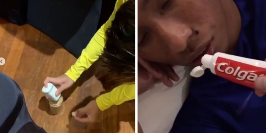 Final Piala AFF 2018 - Kapten Timnas Malaysia Lumuri Mulut Andik dengan Odol dan Garami Tehnya