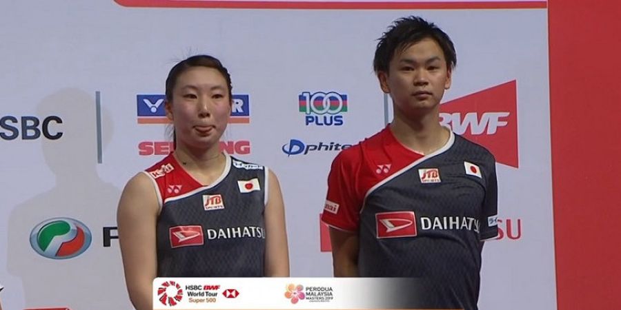 Hasil Final Malaysia Masters 2019 - Yuta Watanabe/Arisa Higashino Unjuk Mental Juara